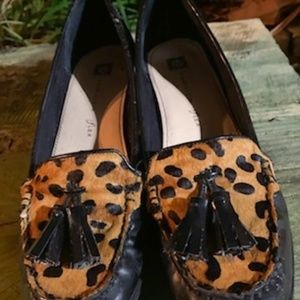 Anne Klein Leopard and Leather Loafers - HOT!